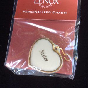 Lenox "Sister" charm